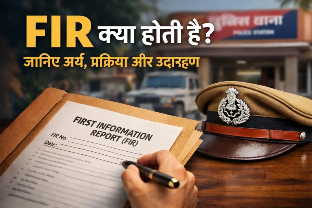FIR kya hoti hai – First Information Report ka meaning aur process in Hindi