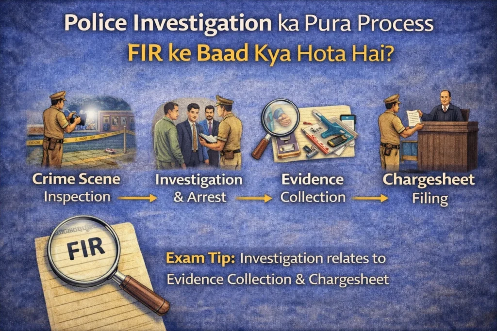 Police investigation process after FIR in India explained step by step